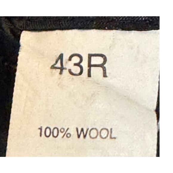 Jos. A. Bank · 43R · Pinstripe Wool Blazer · Two-Button · Blue/Black - Picture 9 of 9